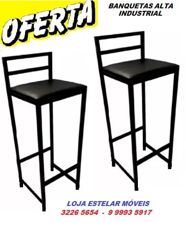 Banquetas em aço reforçado - Foto 3