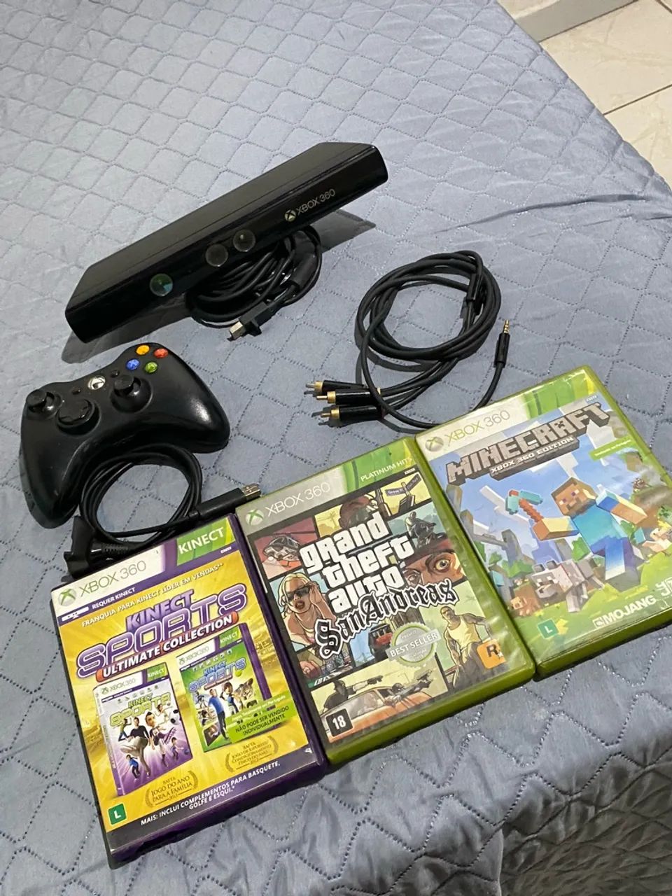 Xbox - Kinect + controle (quebra galho)