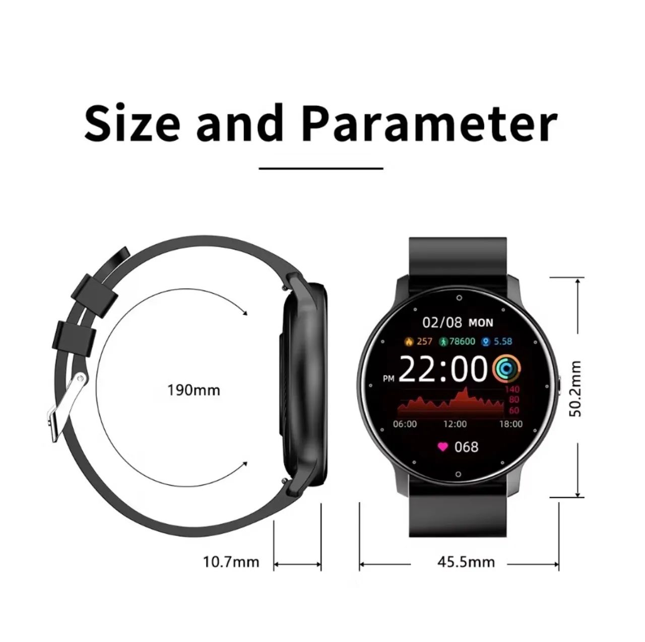 Smartwatch Relógio Inteligente Masculino  - Foto 3