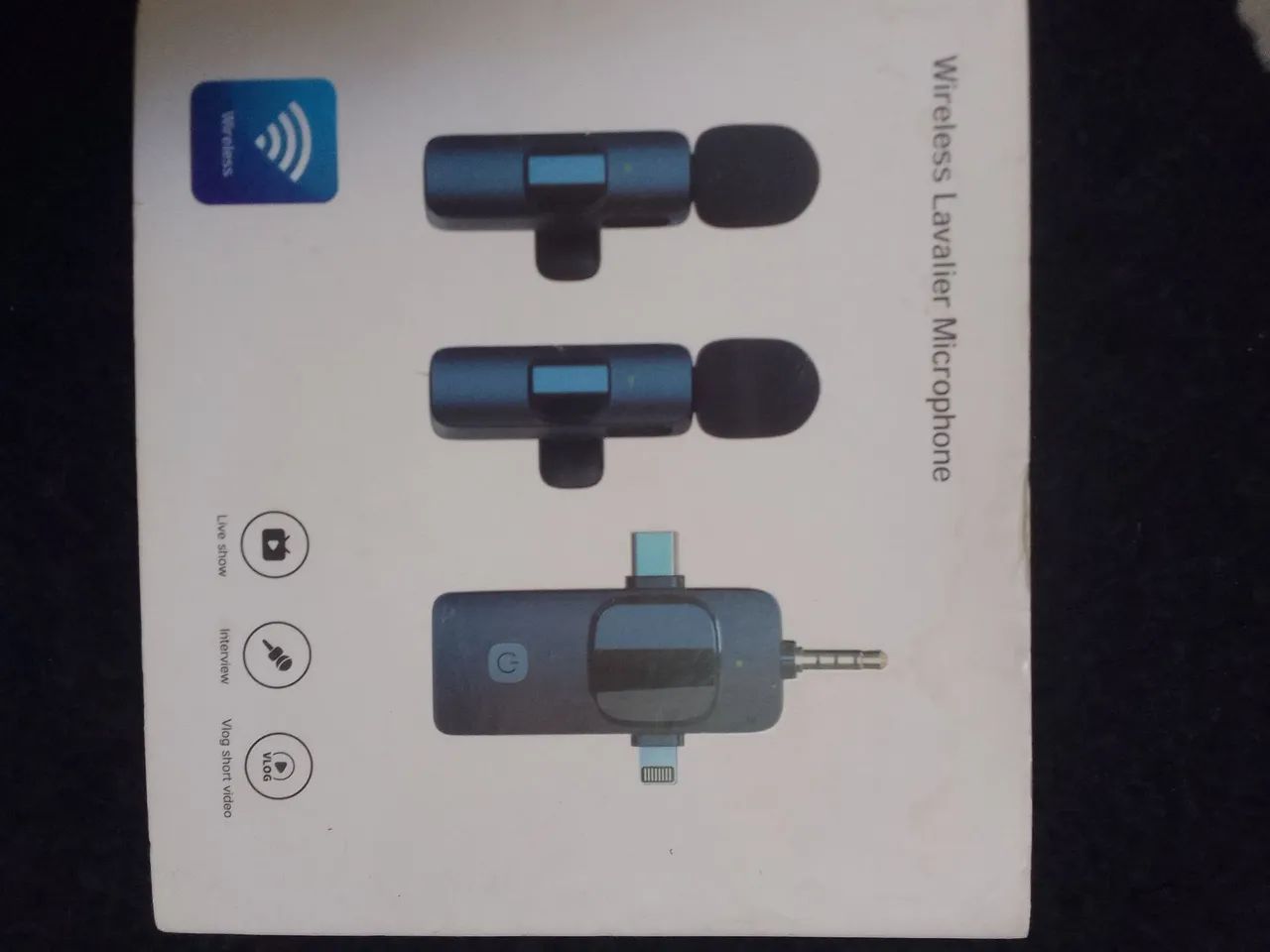 Microfone de lapela 