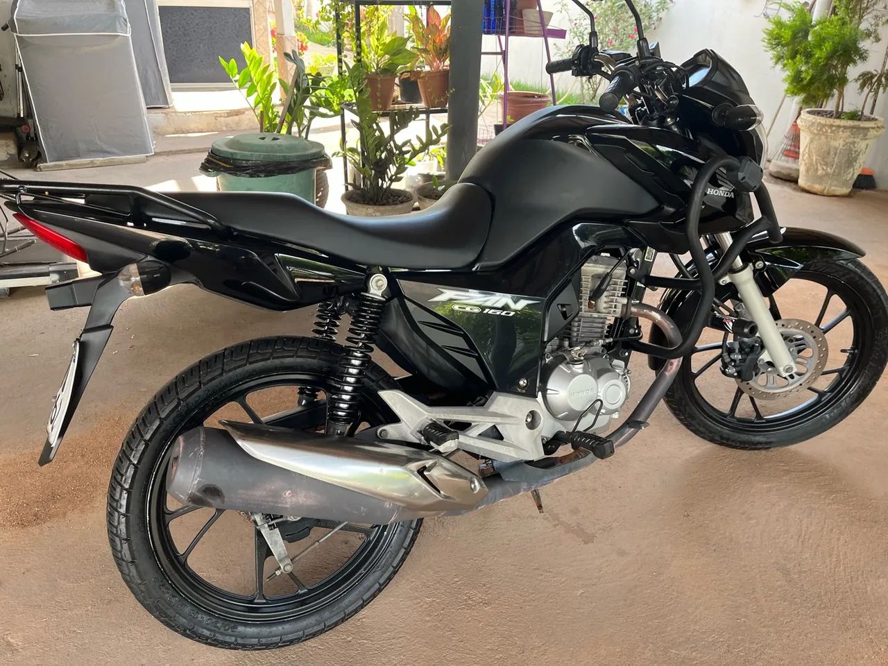 Moto FAN 160 preta quitada  - Foto 4