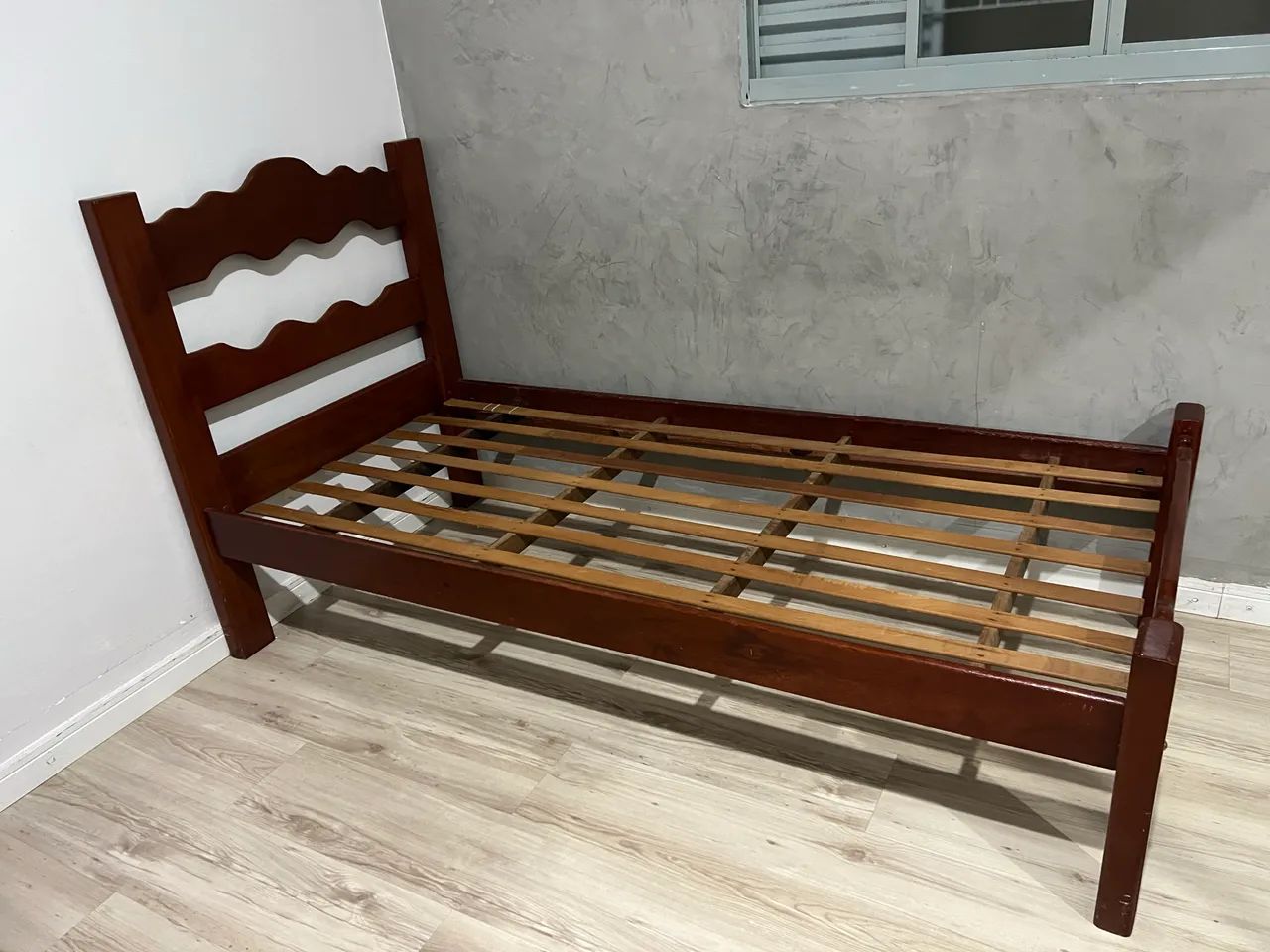 Cama solteiro madeira - sem colchão  - Foto 2
