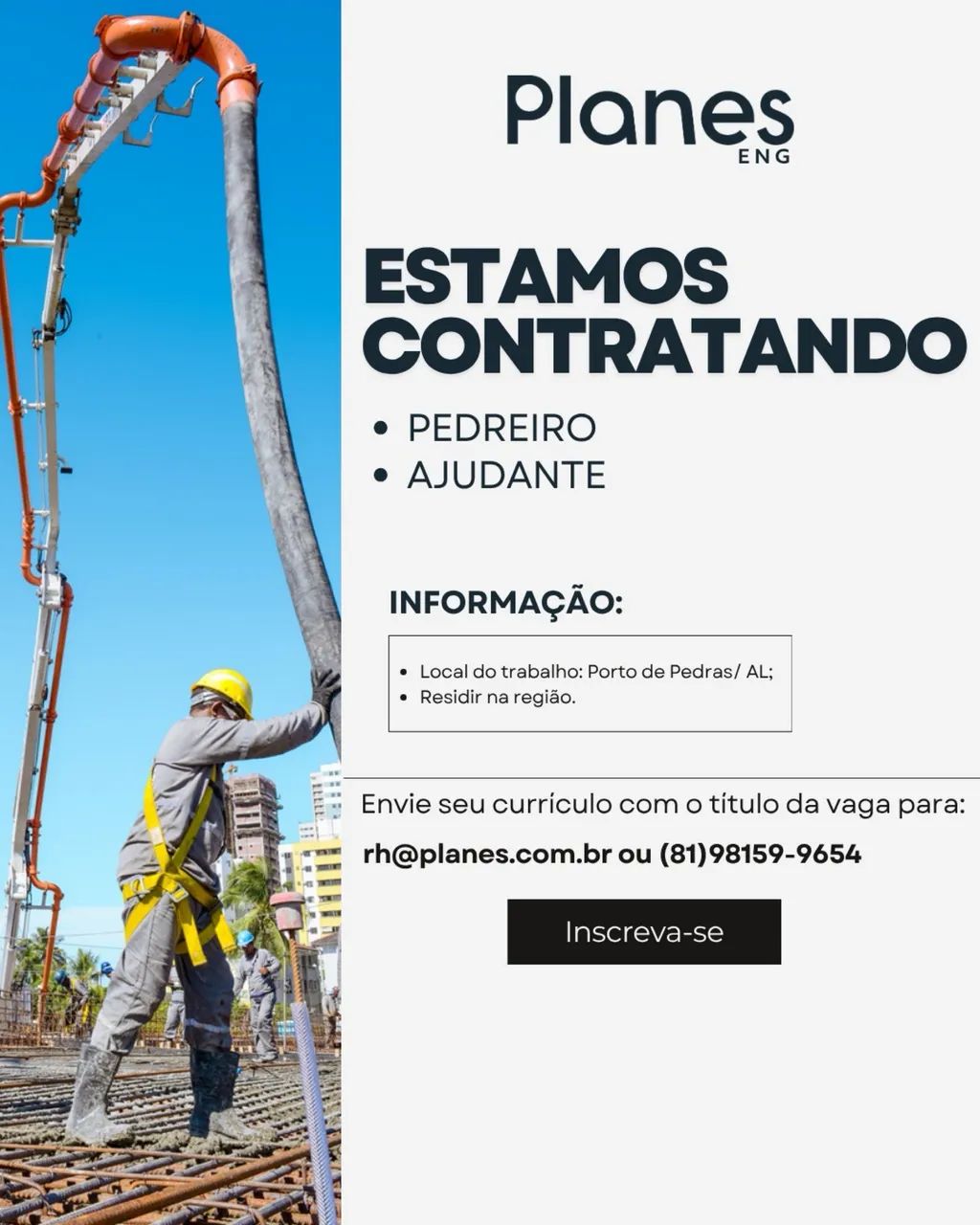 Pedreiro e Ajudante 