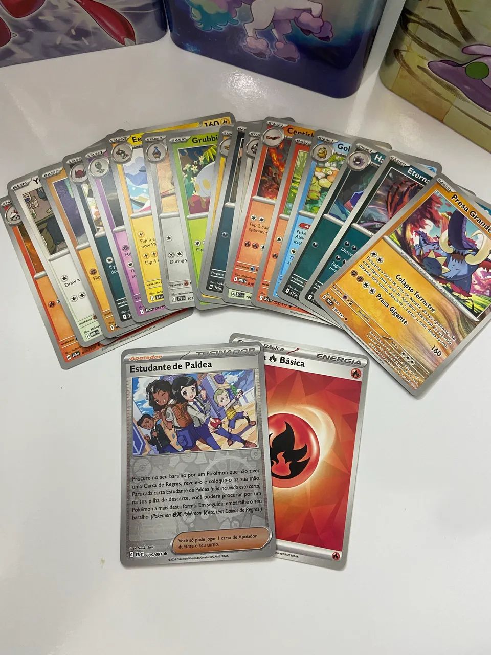20 Cartas Pokémon Originais Copag Sortidas em Perfeito Estado