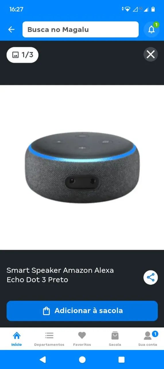 Alexa echo Dot geração 3 - Foto 3