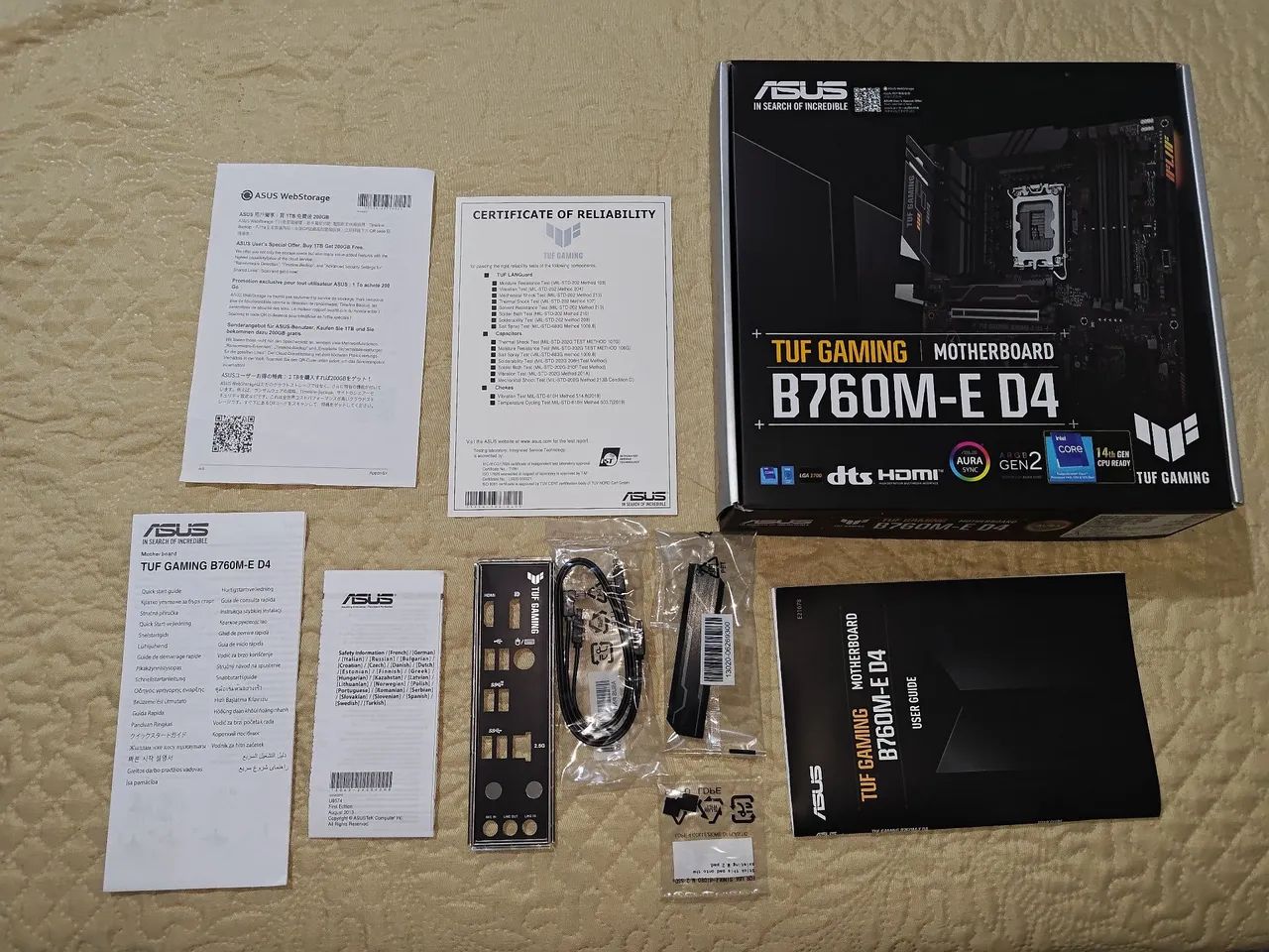 Placa mãe Asus TUF B760M-E D4 - Foto 2