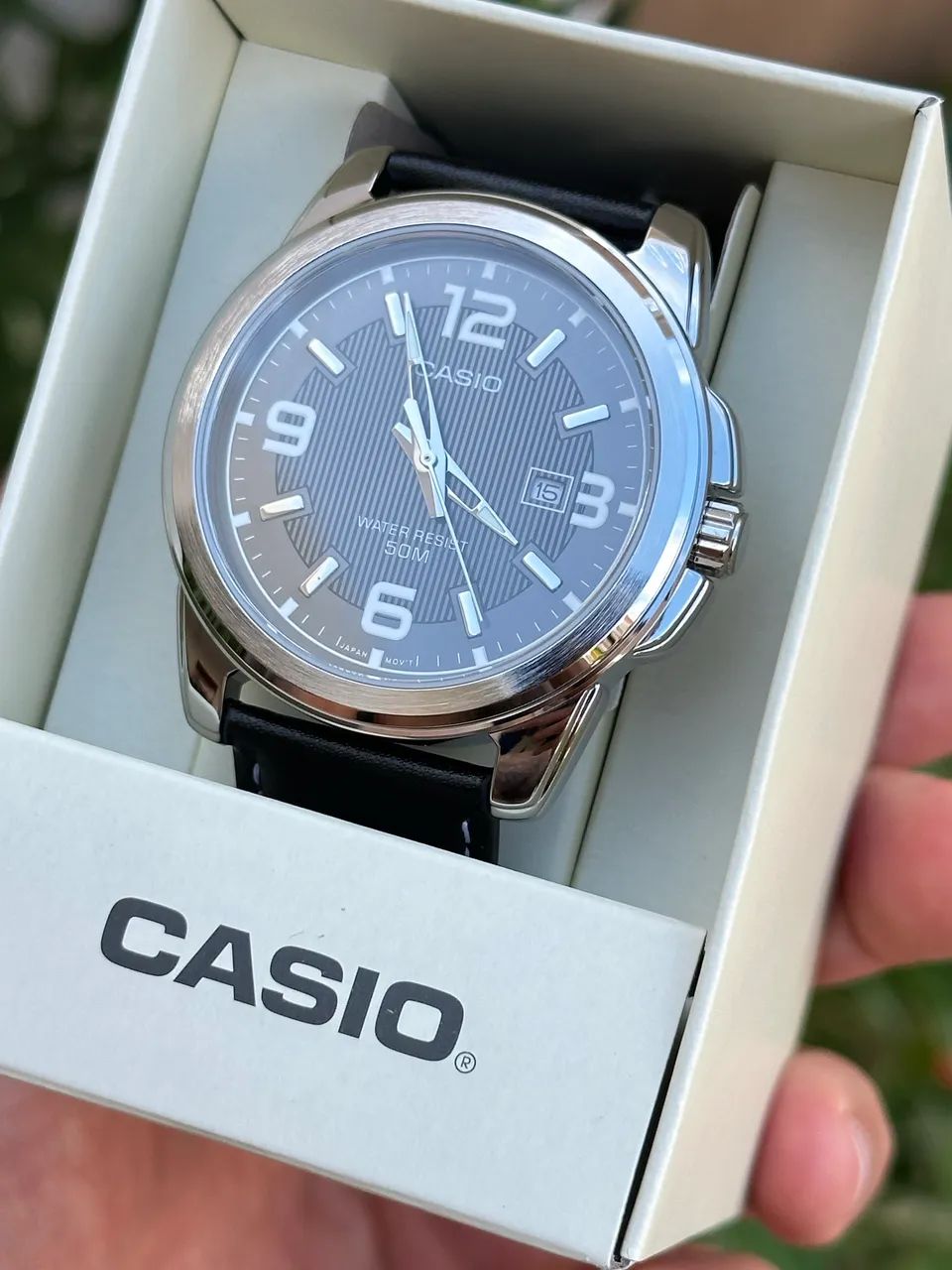 Relógio Casio MTP1314 Couro 45mm novo - Foto 5
