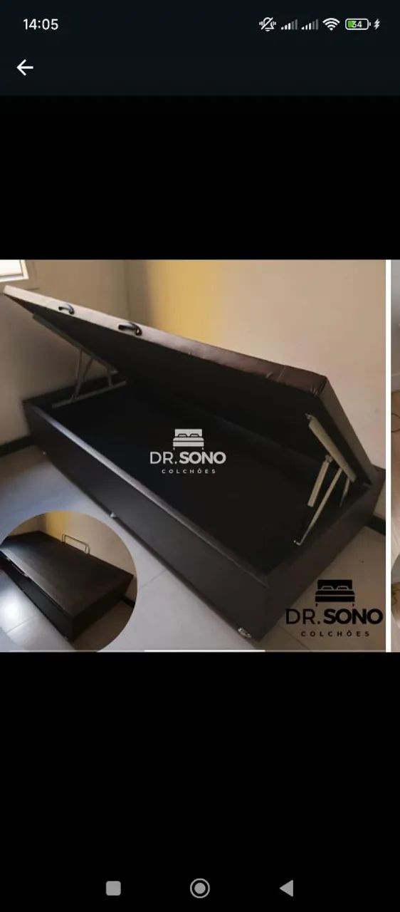 CAMA BAÚ SOLTEIRO  - Foto 2