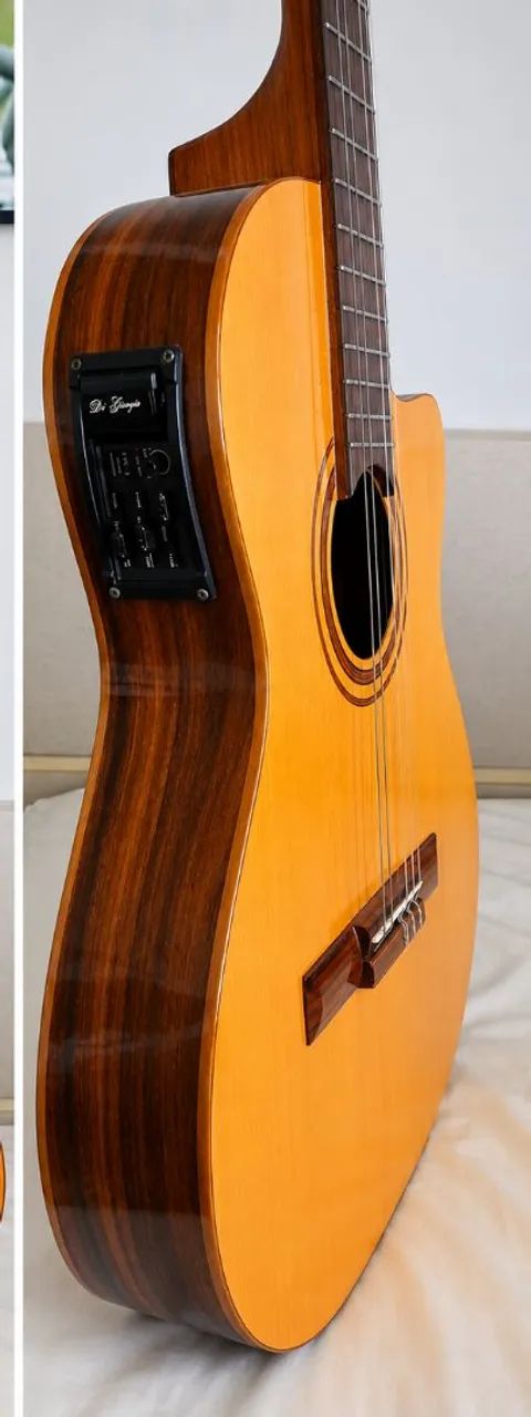 Violão Elétrico Nylon Di Giorgio + Capa | Excelente Estado - Foto 2