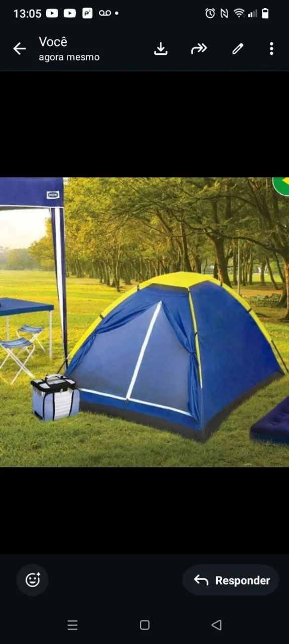 Barraca de acampamento