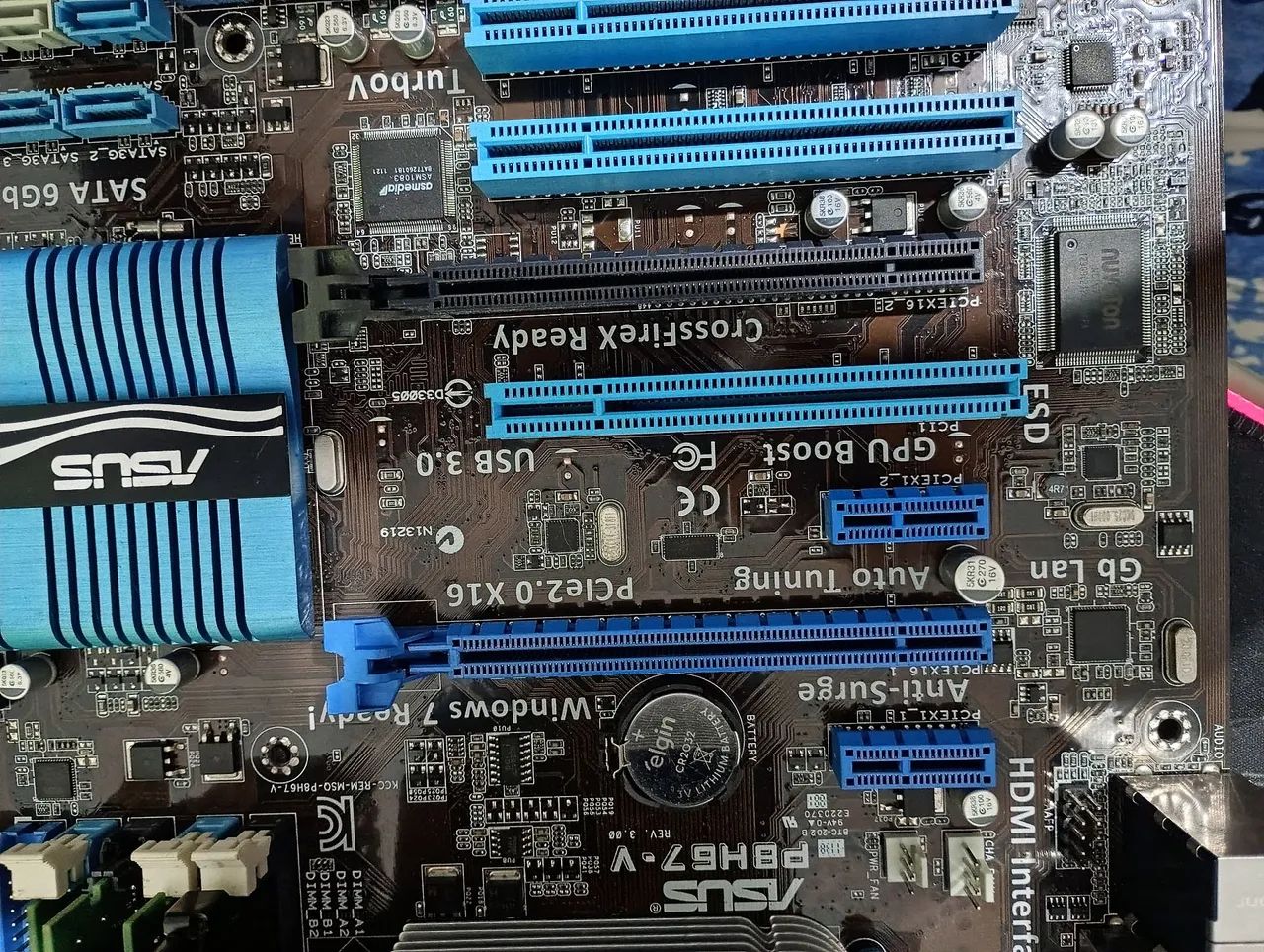 Kit Xeon E3-1230 v2 + 28GB RAM + ASUS P8H67-V (SEM HD e SEM placa de vídeo) - Foto 3
