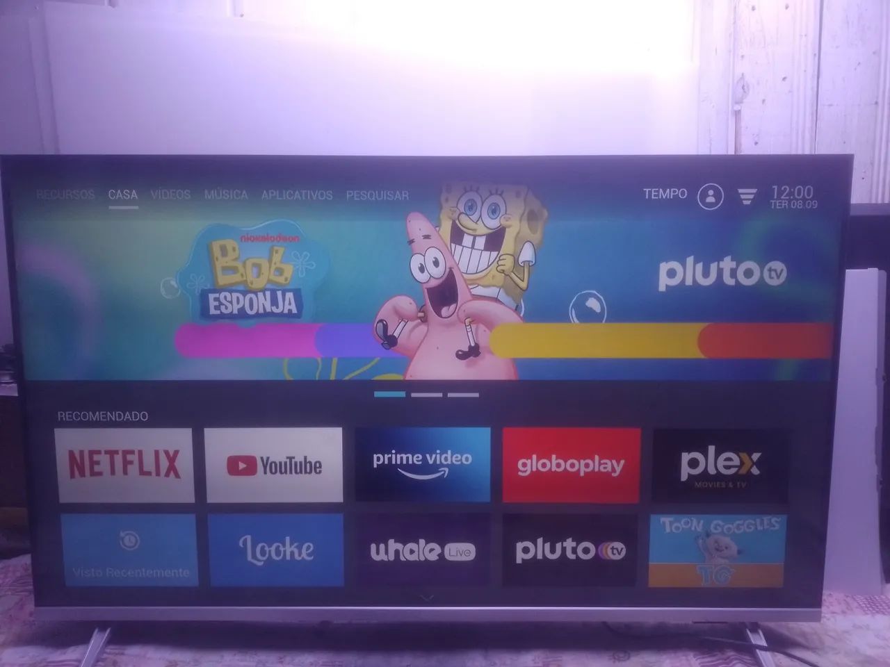 Tvs ÁOC. 50 polegadas Smart 