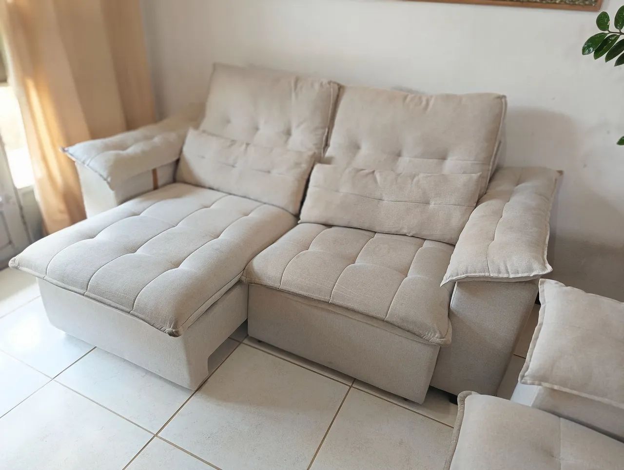  Sofá 3 e 2 lugares Luxor retrátil  - Foto 2