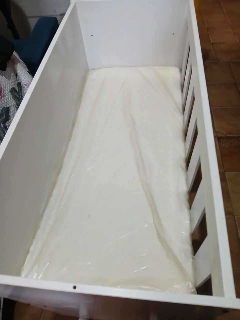 Mini berço com colchão,ninho,suporte dorcel e mobile musical  - Foto 4