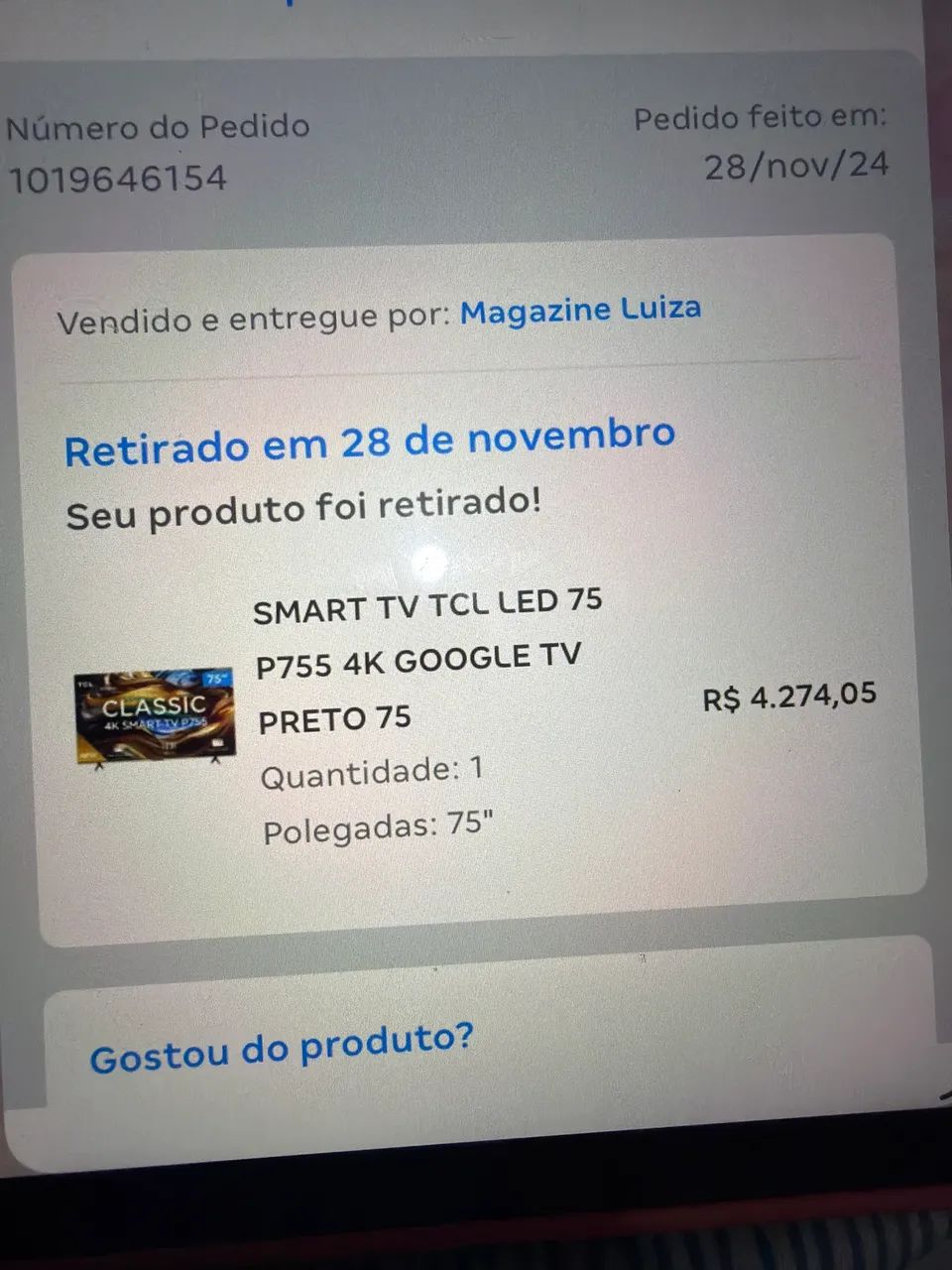 SMART TV TCL 75 POLEGADAS 4k - Foto 2