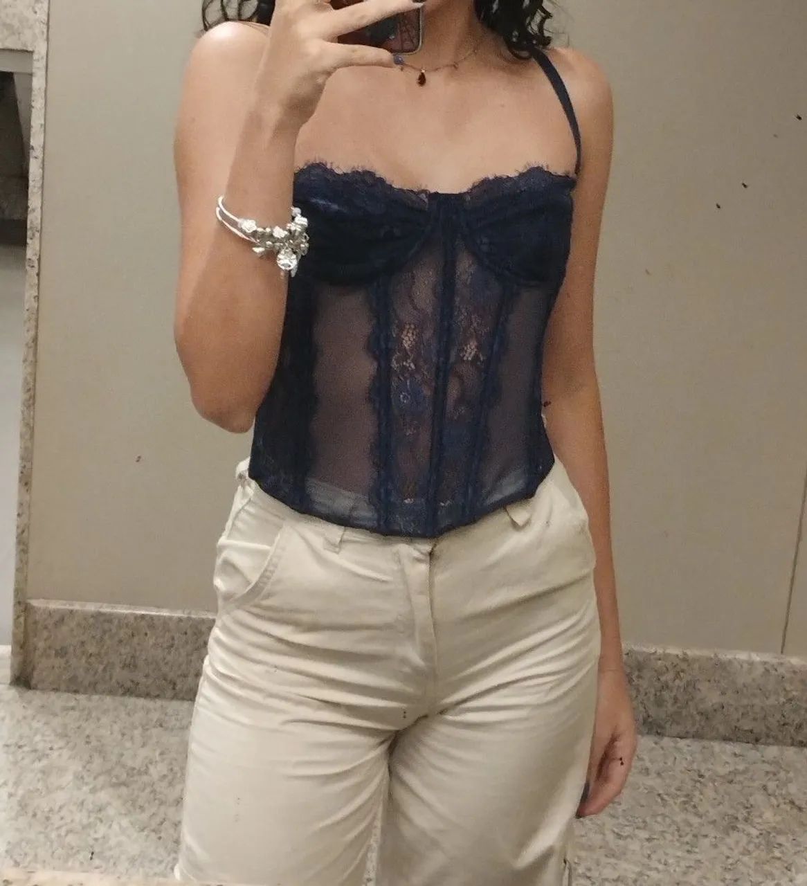 Top Corset Preto ? PP - Foto 3