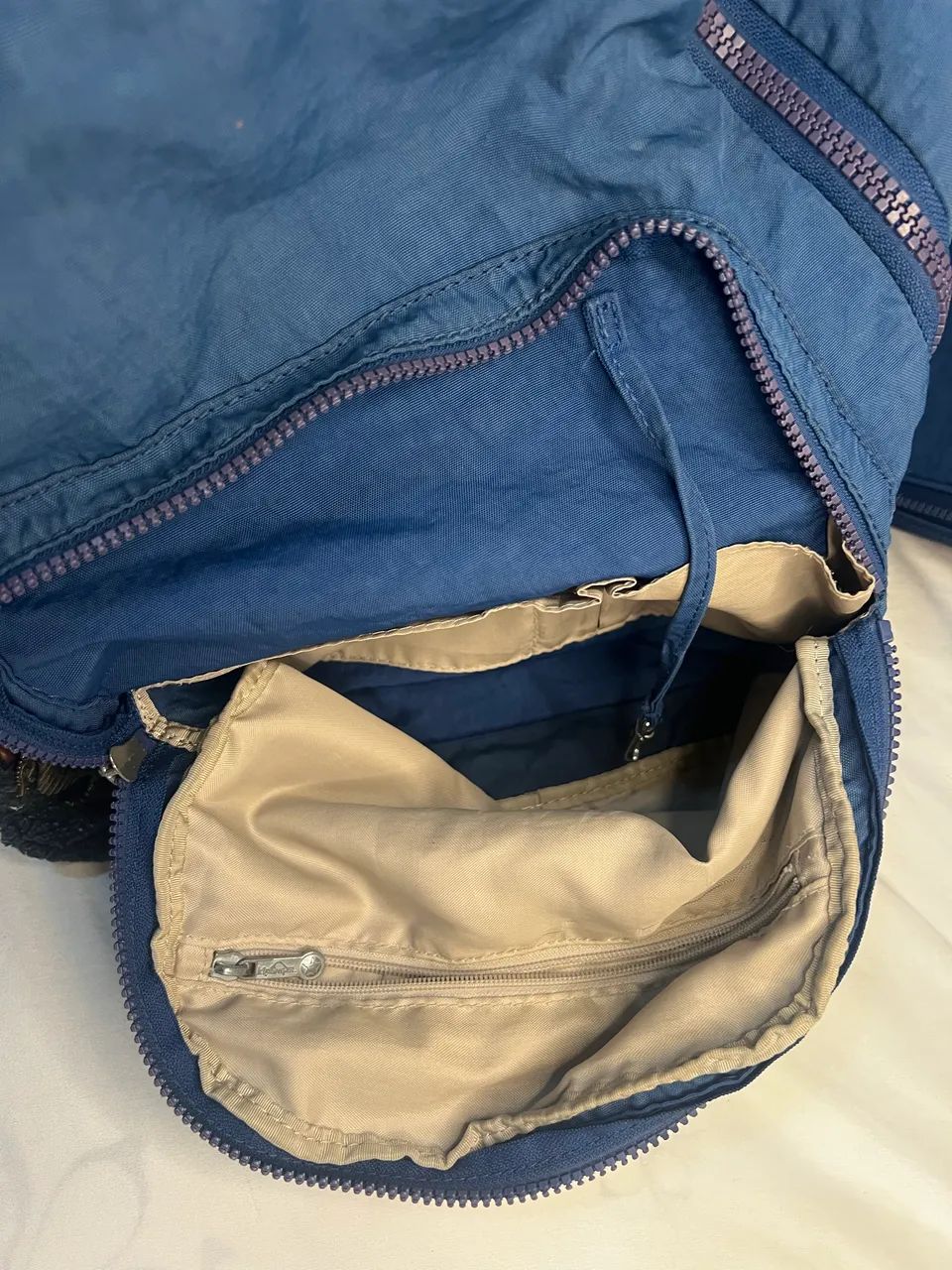 Mochila Kipling Seoul azul original  - Foto 4