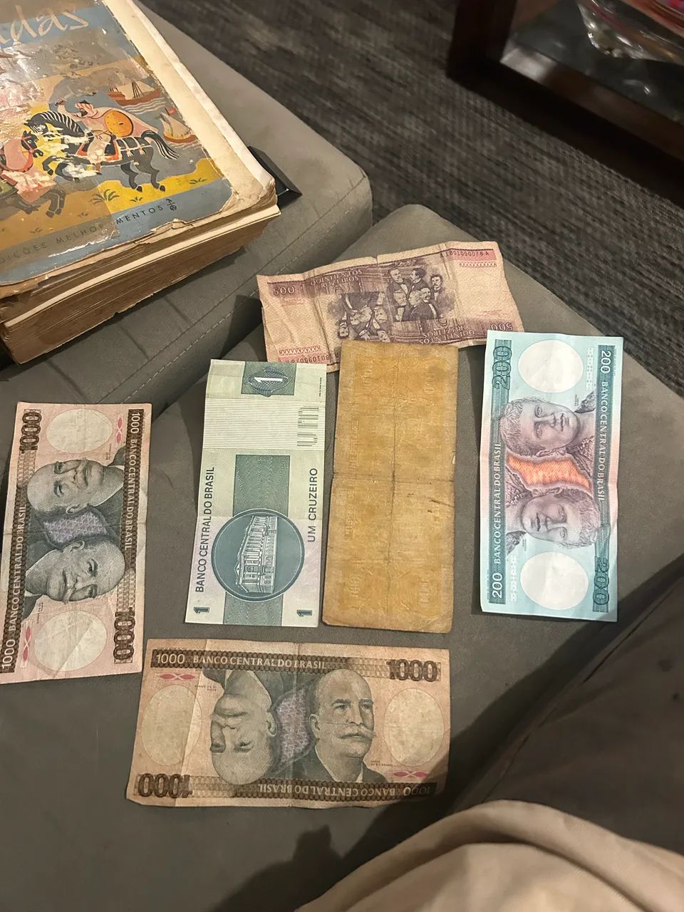 6 CÉDULAS ANTIGAS BRASILEIRAS DE COLECIONADOR 