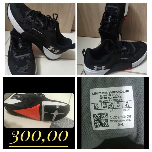 Tênis Under Armour original - tamanho 41