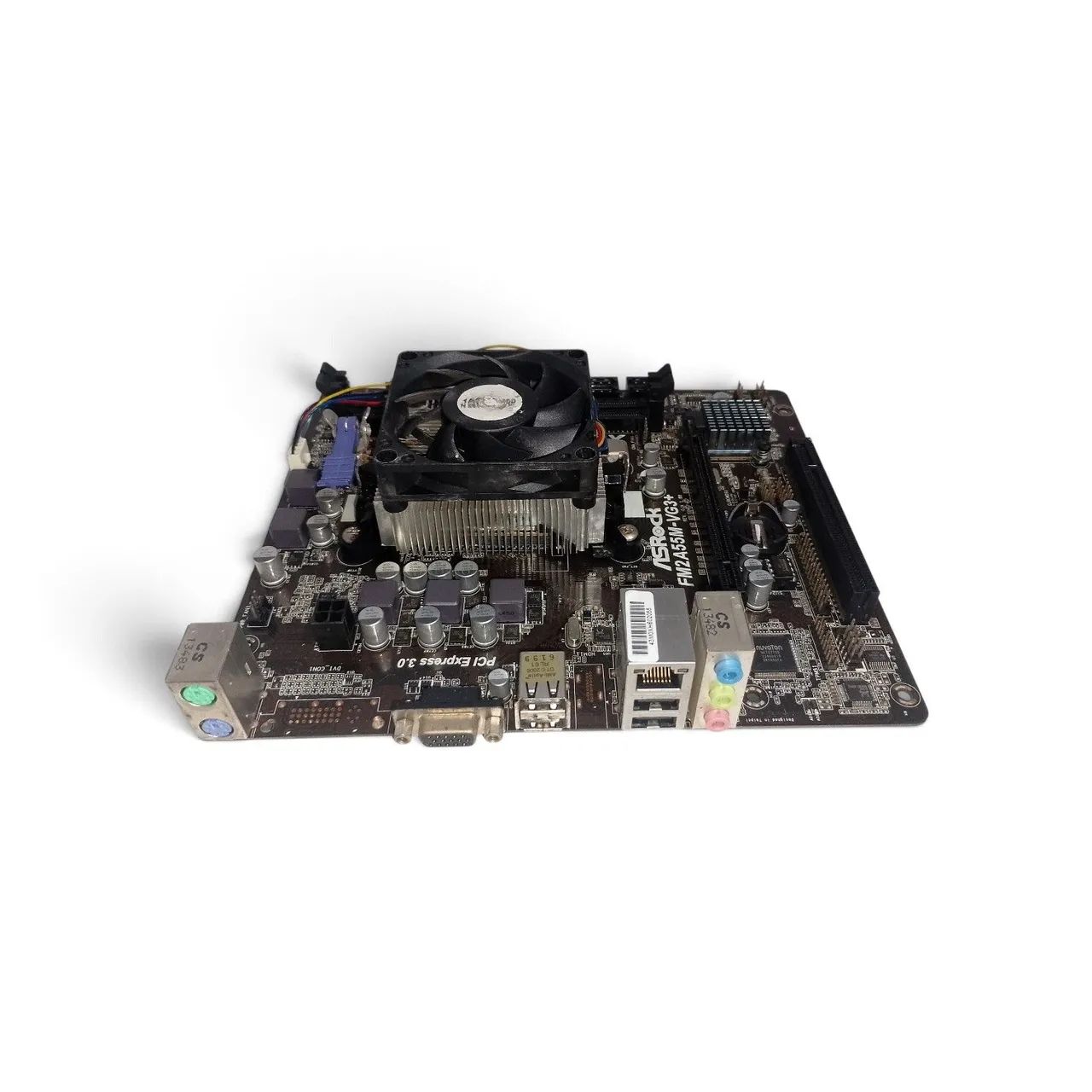 Kit placa mãe asrock fm2a55m-vg3+ AMD a4-4000 , cooler  - Foto 2