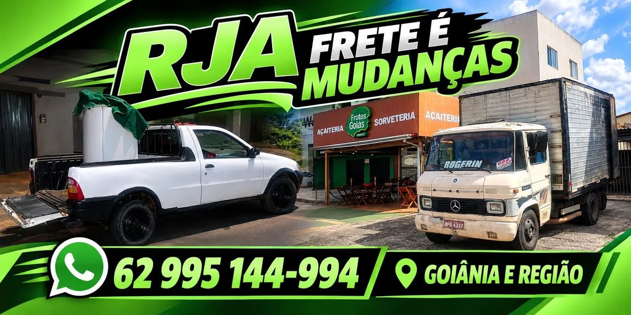 RJA FRETE É MUDANÇAS 62 995 144-994 