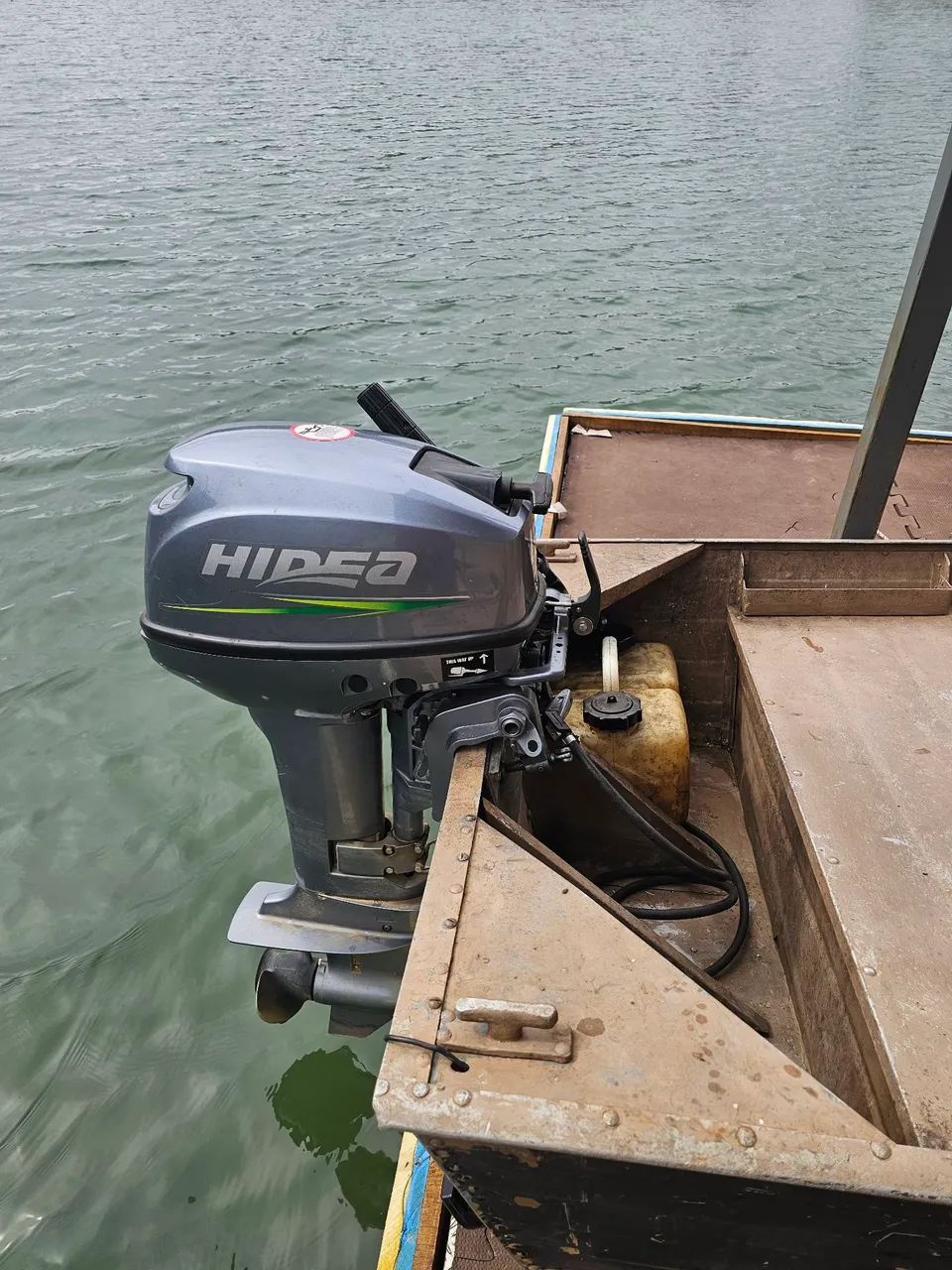 Bote / Barco de alumínio 4,50 - Motor HIDEA 15HP em estado de zero - Foto 6