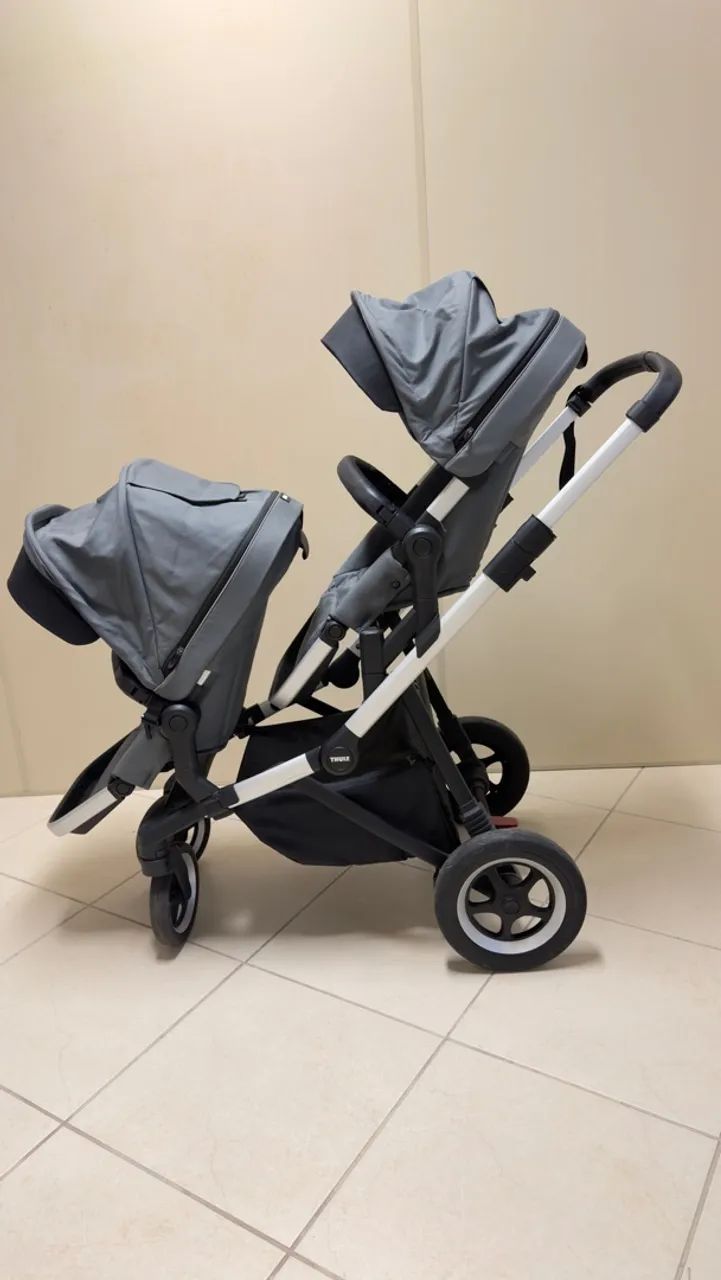 Carrinho Gêmeos Thule Sleek - Foto 2