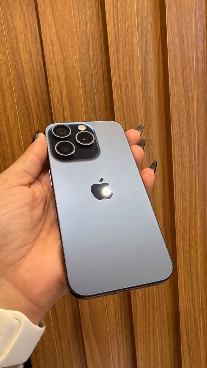 IPHONE 15 PRO 128GB AZUL TITÂNIO - Foto 5