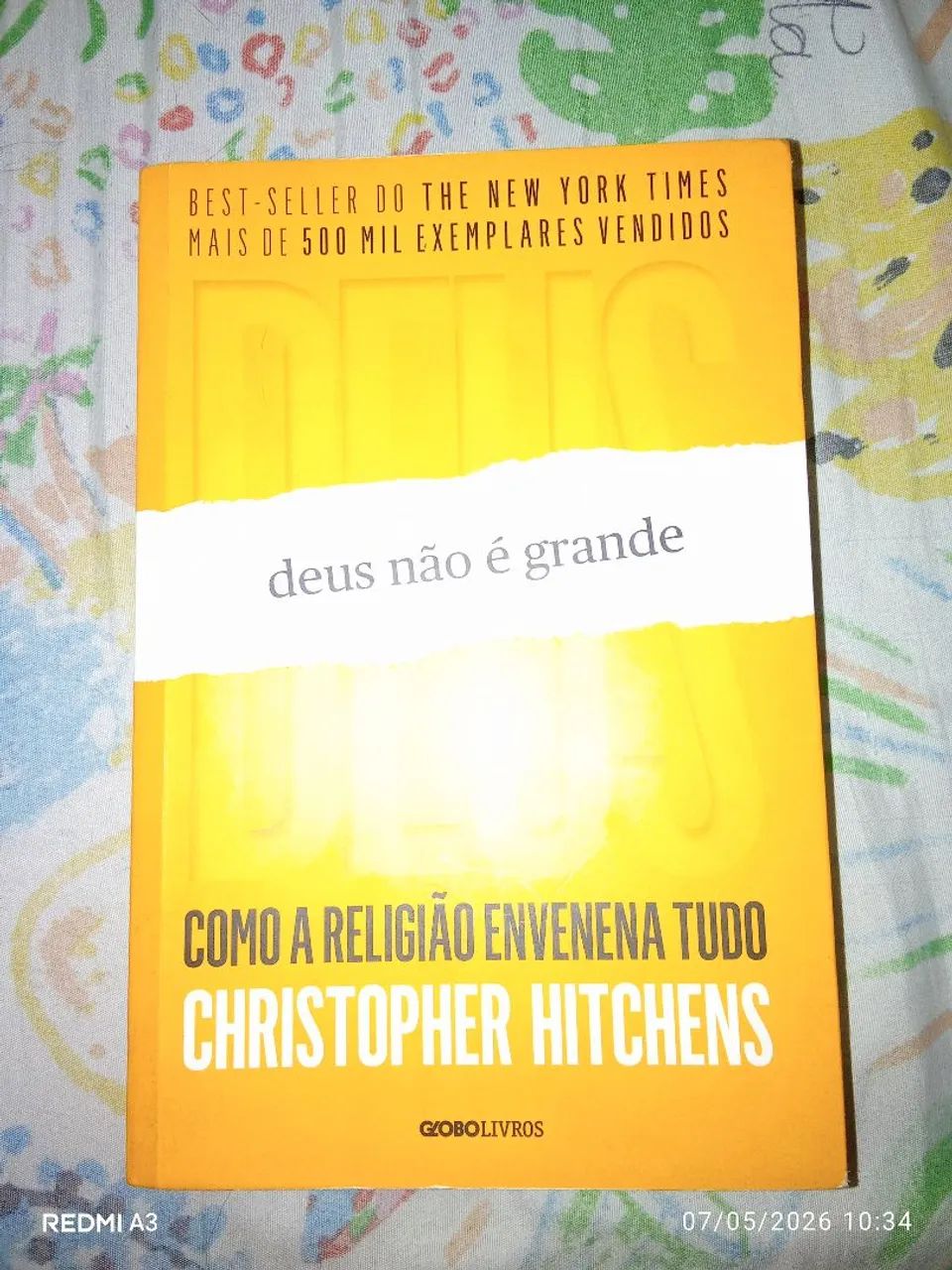 Livro: deus não é grande - como a religião envenena tudo (Christopher Hitchens)