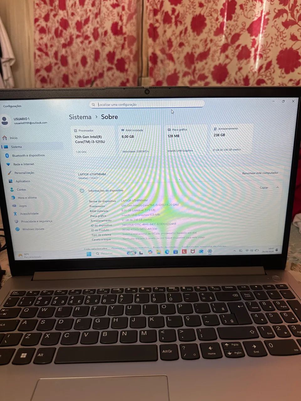 NOTEBOOK LENOVO - Foto 3