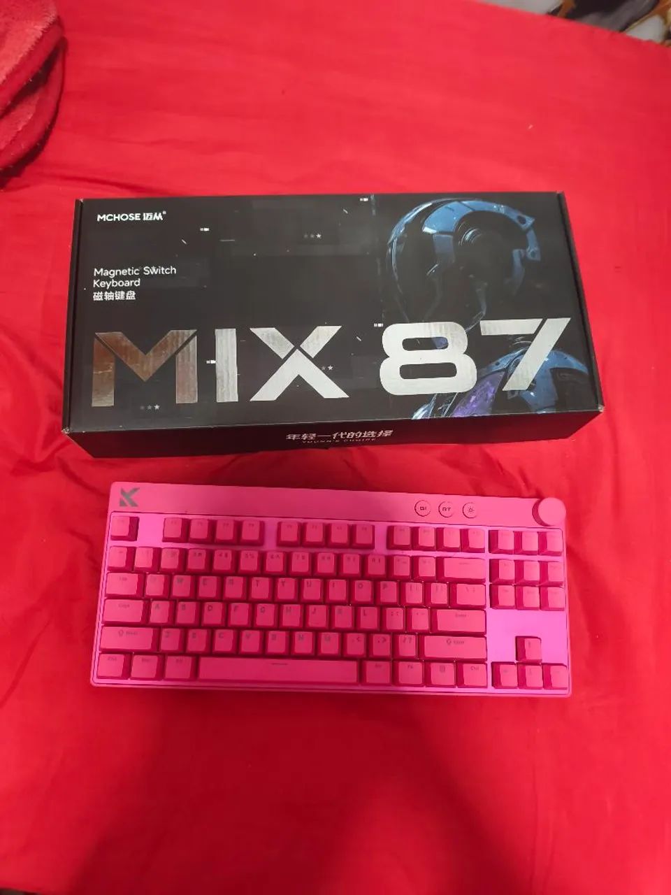 Teclado magnético mix 87 Mchose (rosa) - Foto 2