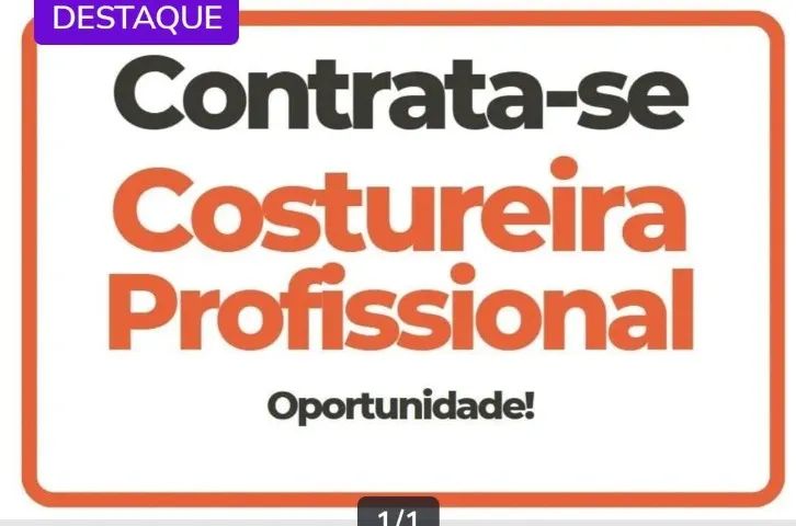 Costureira (o) Profissional 