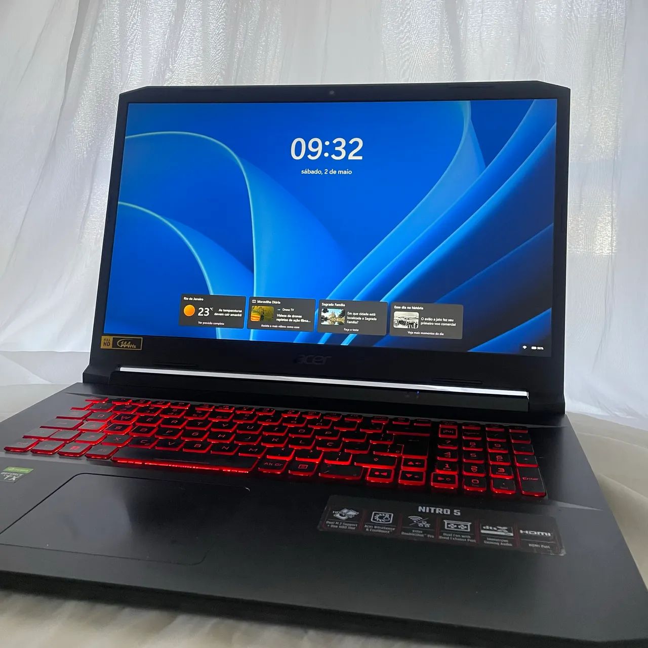 Notebook Gamer Nitro 5 i5 11400H | RTX 3050 - Foto 2