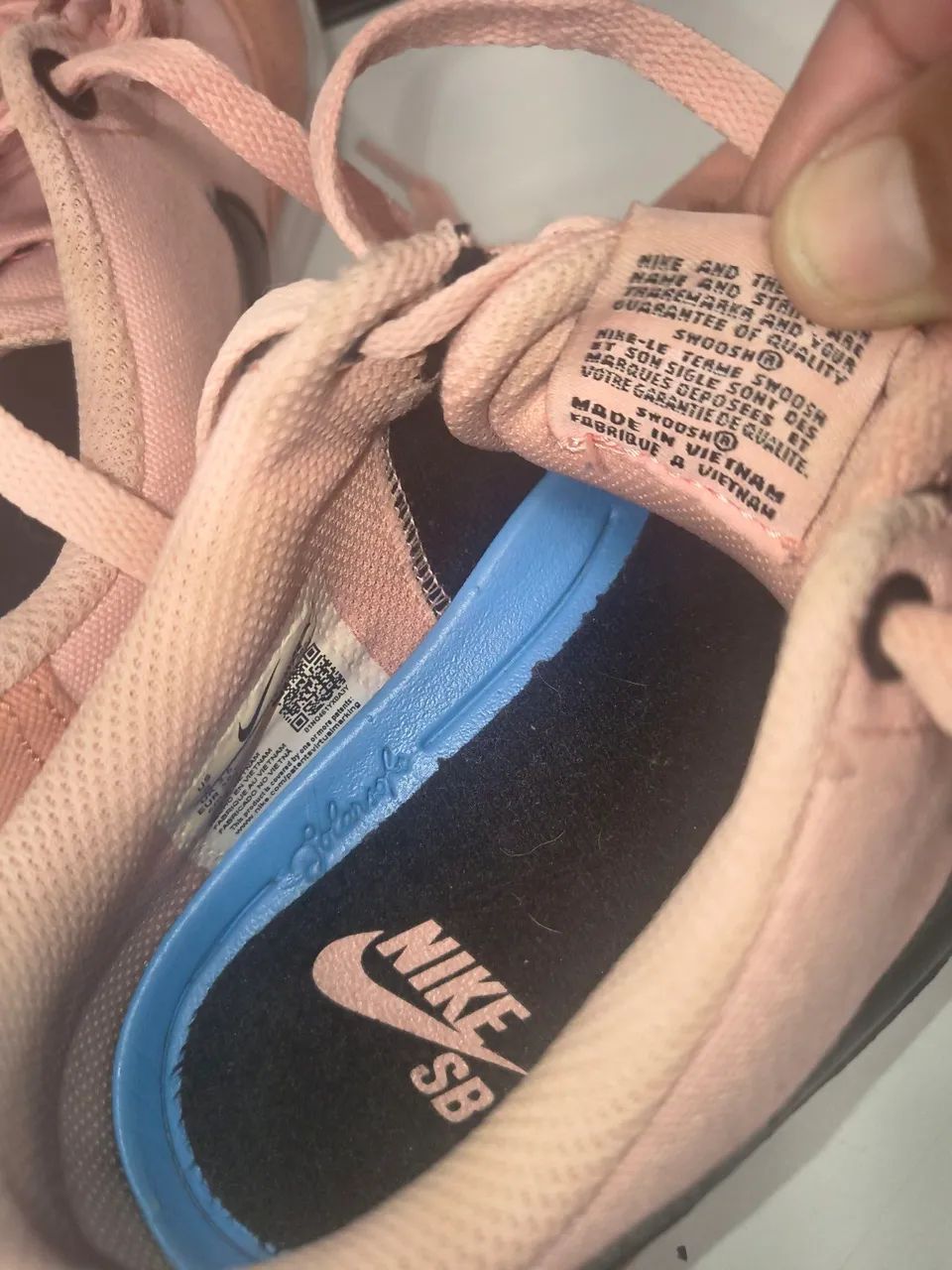  Tênis Nike SB Check Solardoft Canvas Pink - Foto 5