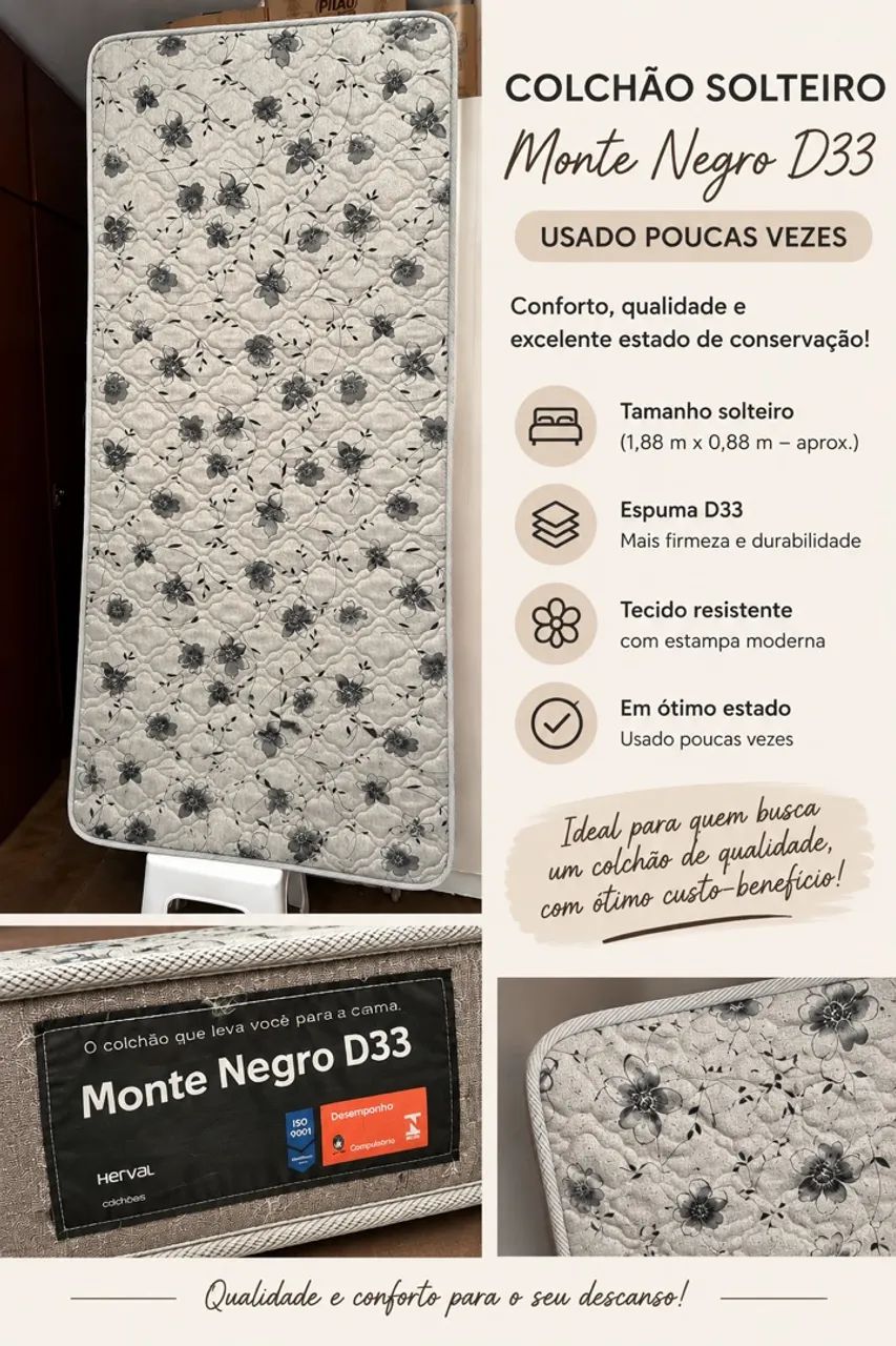 Colchão solteiro