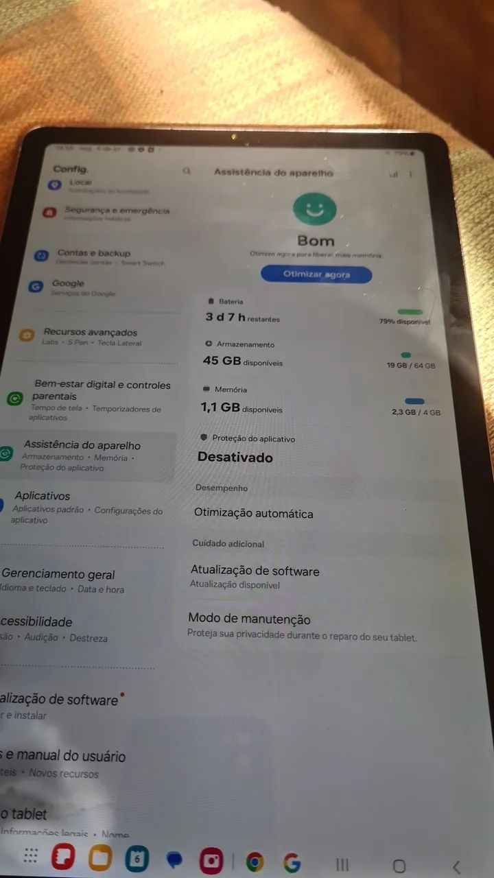 Samsung tablet S6 lite P613 wifi 4/64g