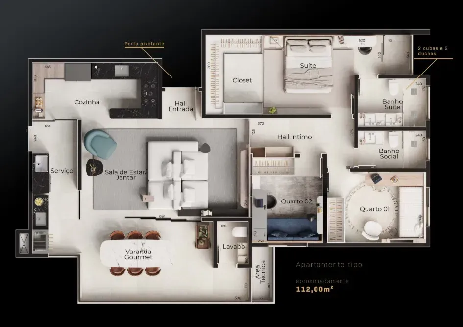 PLANTA 112m²