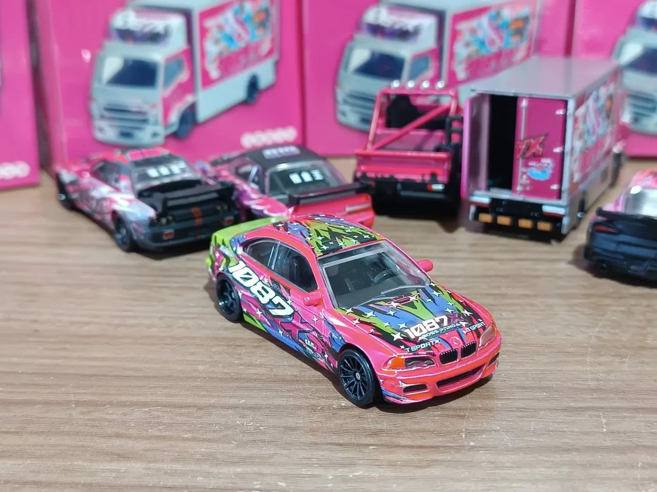 Miniaturas equipe drift box com 8 miniaturas  - Foto 4