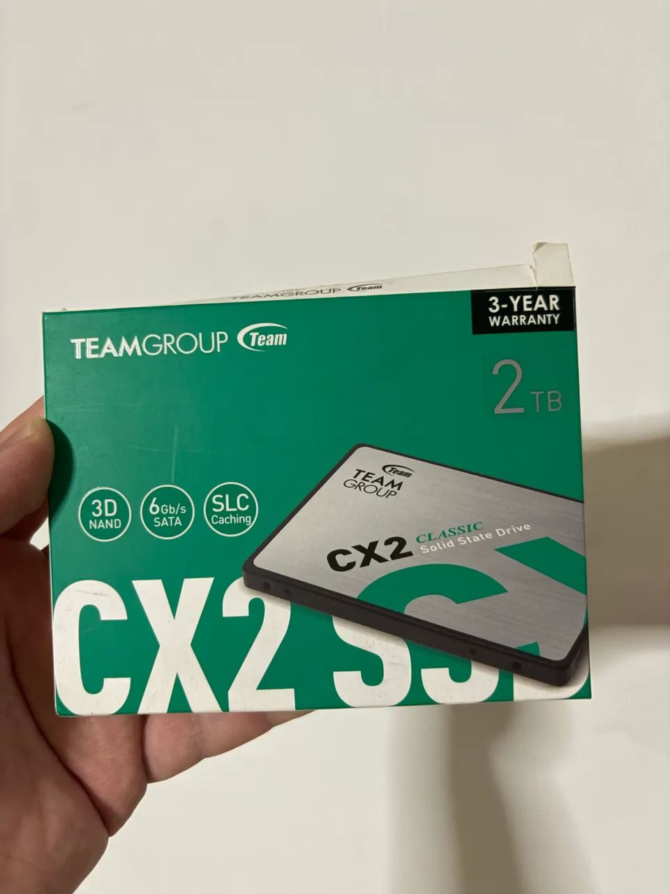 SSD 2Tb Team Group Sata na caixa novíssimo
