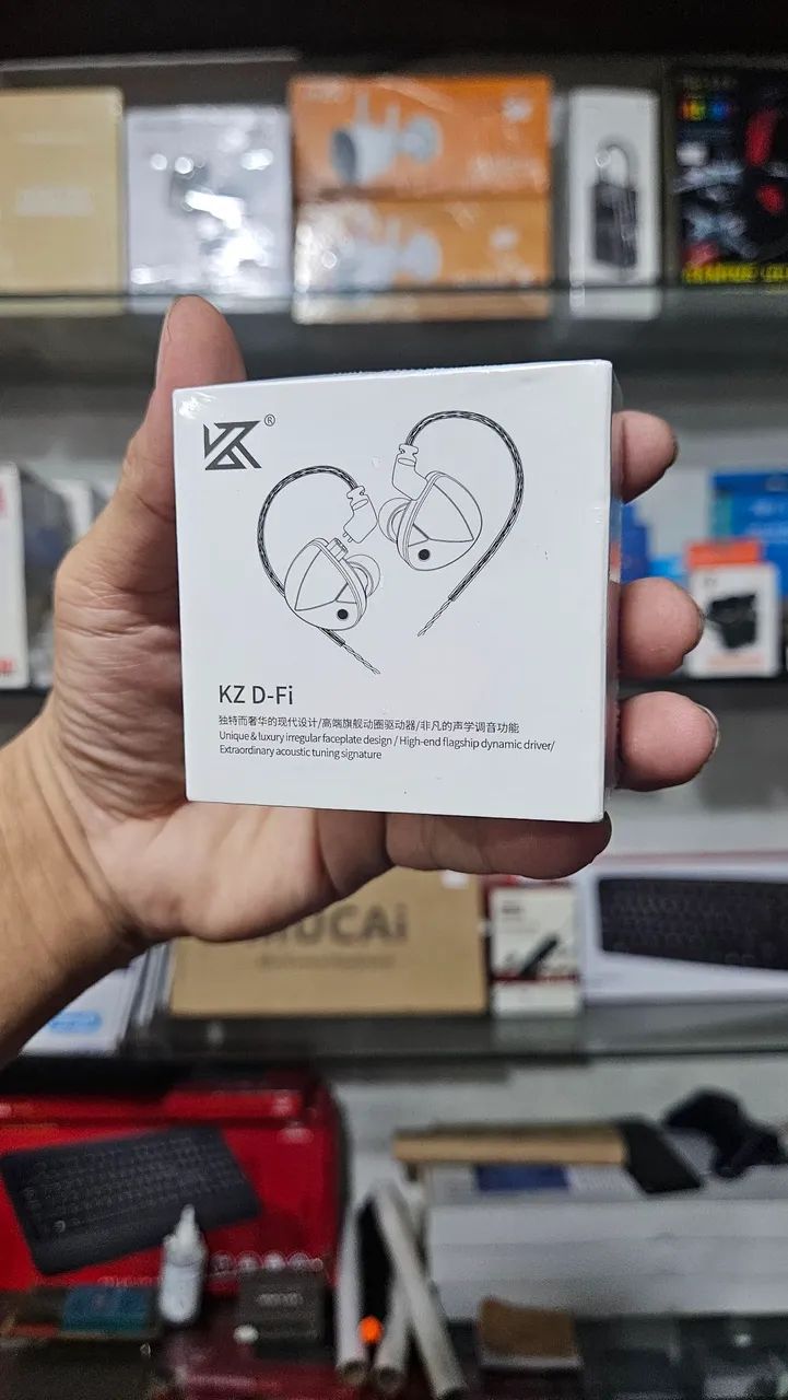 Fone profissional kz DFI com switch tuning 