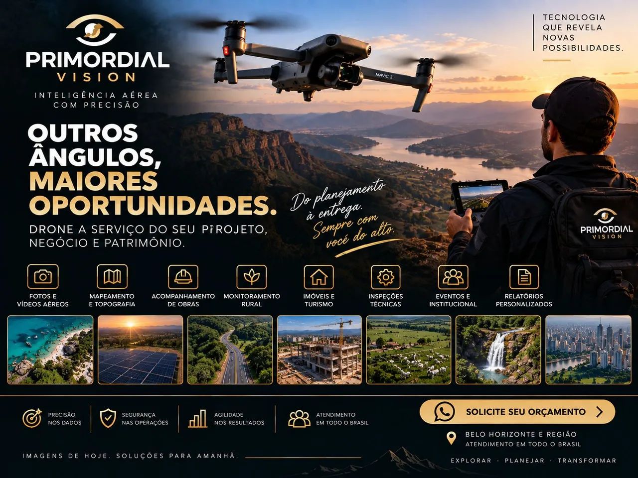 Serviço de captaçao de imagens com drones e inspeções - Foto 3