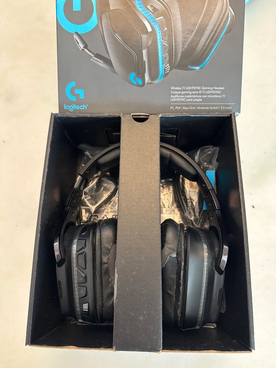 Fone de Ouvido Gamer Wireless Logitech G935 - Foto 5