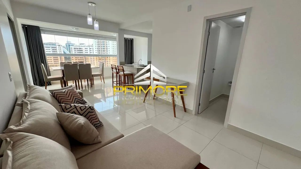 Apartamento mobiliado 1 quarto, 55m² com lazer completo no Vila da Serra. - Foto 2