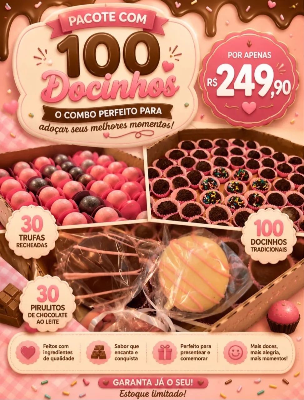 Pacote doces  - Foto 5
