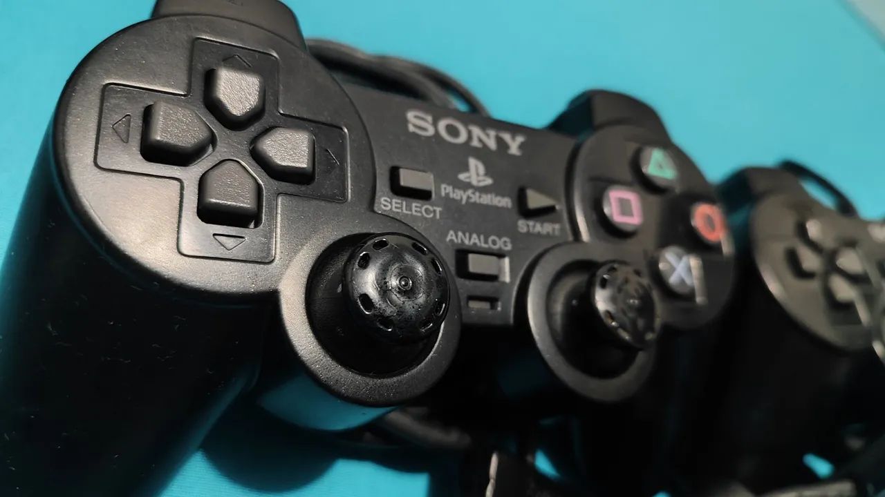 Controles PS2 originais no estado (Leia a descrição) - Foto 2