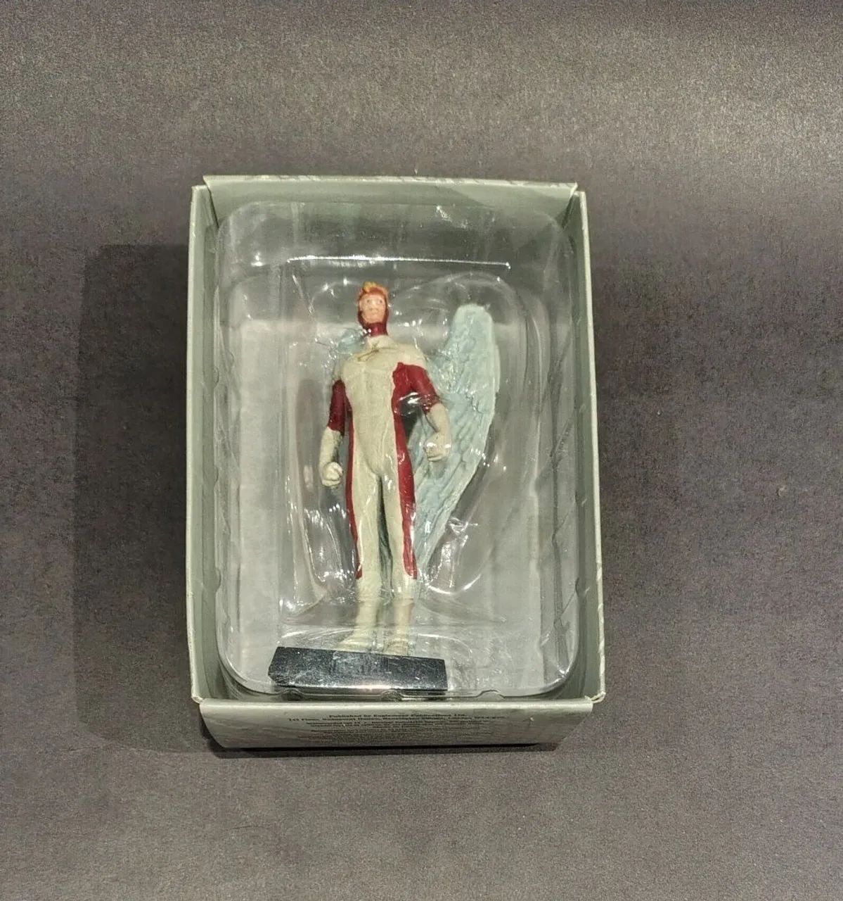 Miniatura Marvel Eaglemoss Anjo (Com Detalhes) + Fasc. 31 e Embalagem - Foto 2