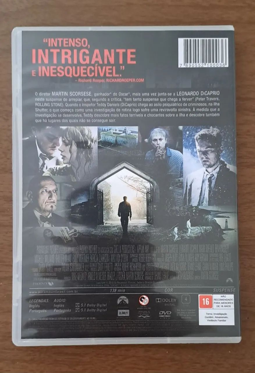DVD Ilha do Medo Leonardo DiCaprio Martin Scorsese  - Foto 2