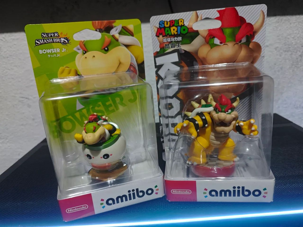 Bowser e Bowser Jr amiibo