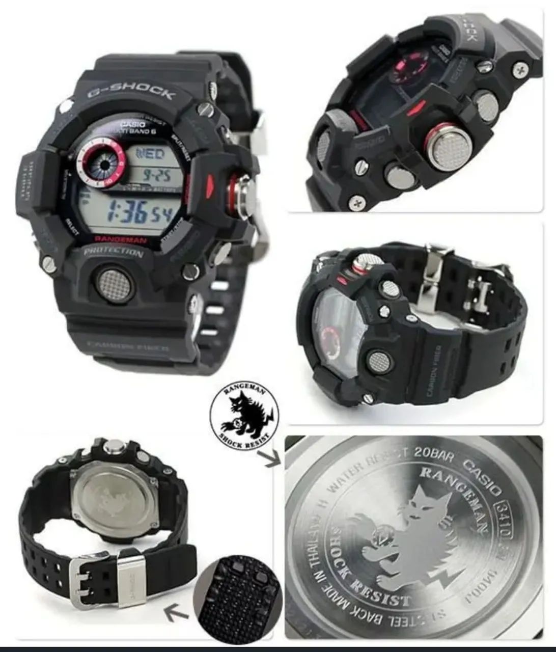 RELÓGIO CASIO G SHOCK RANGEMAN MILITAR ORIGINAL PROMOÇÃO 1799$ - Foto 5