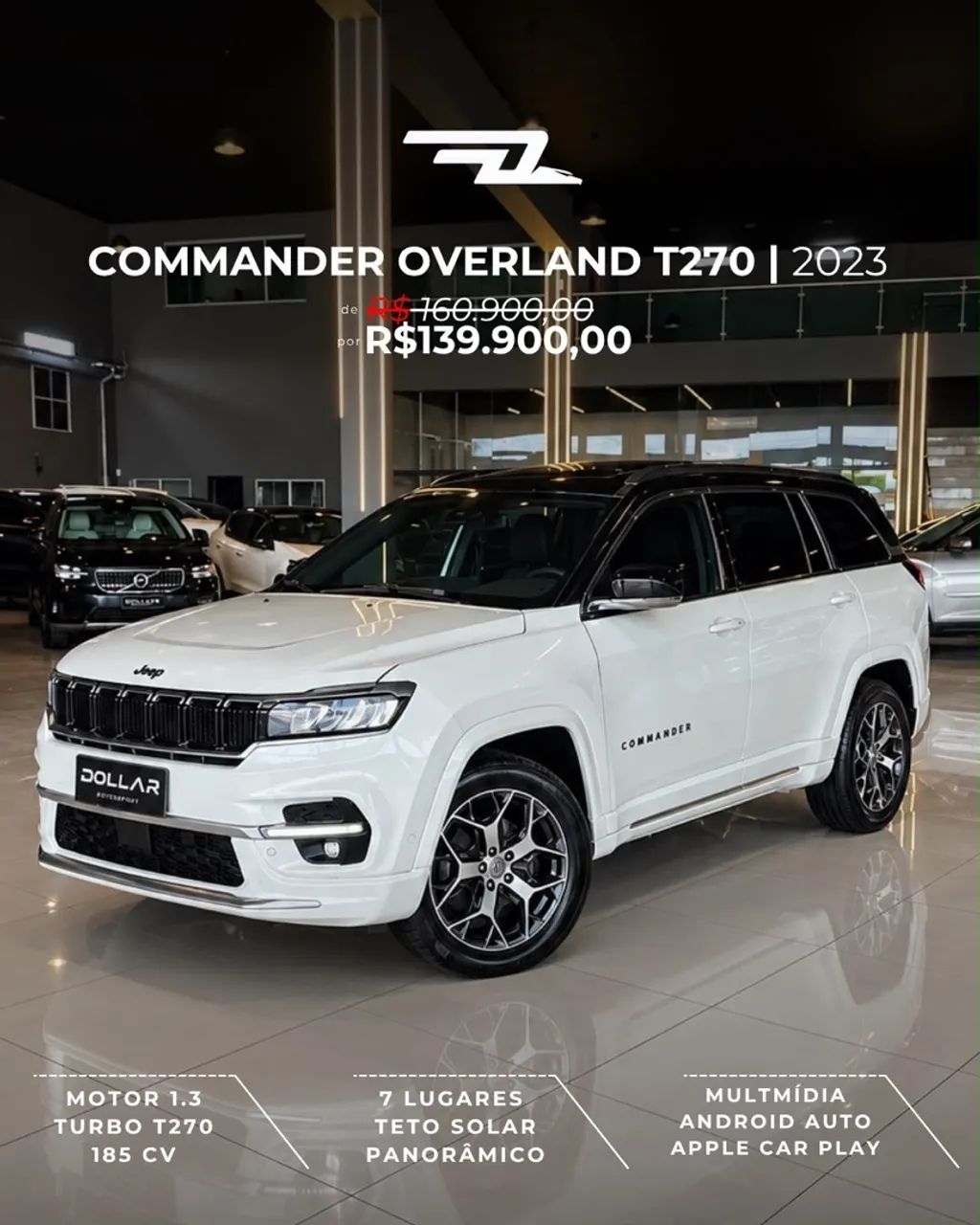 Jeep Commander Commander Overland T270 1.3 TB Flex Aut. 2023